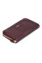Claret Red Leather Women's Wallet 05800n2ı