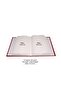 10X15Cm 100 Skin Cloth Photo Album Claret Red - 2
