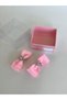 Pink 2-Piece Crystal Stoned Girl's Baby Girl's Collar Buckle
