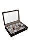 Watch Box 15 Pieces Crocodile Brown