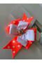 Neon Orange Highlighter Orange Polka Dot Cola Haribo Candy Metal Collar (crocodile) Mother Girl's Buckle