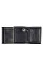 Black Laser Patterned - Medium Size Leather Men's Wallet 628 - 4