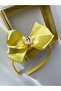 Princess Princess Bella Yellow Bow Ribbon Thin Satin Crown