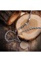 Men's Silver Color Twist Model Steel Shiny Chain Necklace - 3