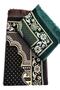 Luxury Dodya Velvet Prayer Rug for Wedding, Engagement Bundles (Brown, Green), Rosary, Skullcap - 2