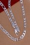 Figaro Steel Stainless Non-Tarnish Women's Men's Necklace - 2