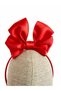 Red Satin Bow Crown Girl's Crown Zb Kids - 3