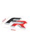 Dk Tuning Fr Logo Front Grille Screw-On 3D Chrome Metal Logo - 6
