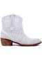 - White Zipperless Women's Summer Boots 105-2596-Venus