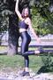 Women's Black High Waist Matte Leather Recovery Leggings