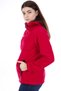 Women's Fleece Fuchsia with Zipper Hooded - 2