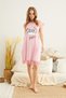 Combed Cotton Casual Dress - Meow Kitten Pattern