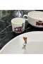 Stone Age Pattern Porcelain 5 Piece Children's Dinnerware Food Set - 5