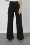 Women's Hadrian Lycra Women's Black Super High Waist Lycra Wide Leg Denim Jeans - 3