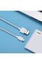 Micro Usb Data Ve Şarj Kablosu 1m - Beyaz - 3