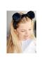 Plush Fluffy Furry Pom Pom Children's Crown Pompon Crown Black