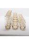 18 Piece Water Glass Set (Gilded-Luster-Decorated) - 2