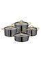 1315-g Jet Black Cookware Set