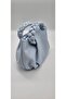 Mats Soft Faux Leather Hand and Shoulder Bag with Knitted Handles Baby Blue - 2
