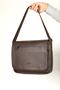 1800 Winleks Leather Messenger Bag Brown - 3