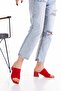 Angel Red Knitwear 5 Cm Heel Slippers - 4