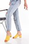 Angel Yellow Knitwear 5 cm Heel Slippers - 2