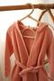 4 Layer Muslin Bathrobe – 100% Organic Cotton - Salmon