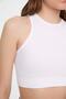 Black-White 2-Piece Seamless/Seamless Light Support/Shaping Knitted Sports Bra TWOSS22SS00000 - 3