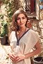 Blue Bordered 100% Cotton V-Neck Pareo/Beach Dress - 3