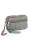 Fcstore Women's Unisex Gray Wallet with 3 Compartments and Bracelet 17x10cm Capillary Water Resistant