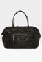 Black Baby Bag Embroidered Puff Inflatable Mother Baby Care Bag M000006904 - 5