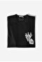 Unisex Fullmetal Alchemist Illustrated Printed Black T-shirt - 2