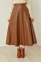 Women's Leather Mevlana Skirt - 2