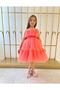 Children Evening Dress Fashion Design Tulle Sleeve Princess Model Dress For Birthday Wedding And Ceremony