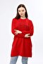Women's Red Slogan Tunic - 2
