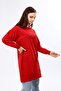 Women's Red Slogan Tunic - 6