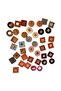 Genuine Leather Sew-on Bag Snap Fastener - Mixed Color (70 Pieces) - 3