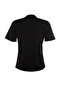 Siyah %100 Pamuk Basic Regular/Normal Kalıp Dik Yaka Örme T-Shirt TWOAW20TS0096 - 12