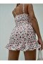 Floral Ruffle Detail Dress - 4