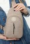 Women's Crinkle Body Bag Cross Mink Chest and Shoulder Bag - 2