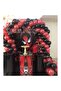 100 Pieces - Spiderman Themed Balloon Chain Set - ( Black - Red ) - 2
