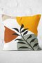 Colorful Background Onedraw Drawing Leaf Pattern Digital Printed Modern Pillow Throw Pillow Cover