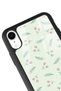 iPhone Xr Glossy Phone Case with Green Leaf Design - 3