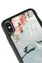 حافظة هاتف Iphone Xs Max لامعة بتصميم لقلق لامع بألوان مائية - 3