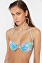 Batik Patterned Underwire Bikini Top TBESS22BU0219