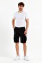 Men's Cotton Bermuda Cargo Multi-Pocket Black Shorts - 3