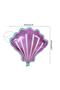 Mermaid Balloon Set of 7 (Mermaid Seashell Number Balloon and Sequin Transparent Balloon Bouquet) - 6