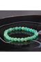 Certified Aventurine Green Natural Stone Bracelet 6mm B107 - 2