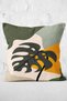 Colorful Background Onedraw Drawing Leaf Pattern Digital Printed Modern Pillow Throw Pillow Cover