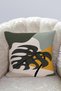 Colorful Background Onedraw Drawing Leaf Pattern Digital Printed Modern Pillow Throw Pillow Cover - 2